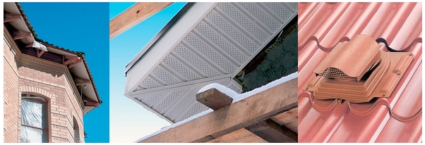 Вентиляция в подзорах кровли