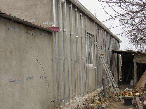 Установка сайдинга на объекте в Николаеве