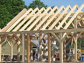 Монтаж крокв