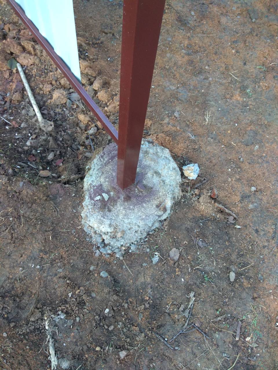 Бетонування опор