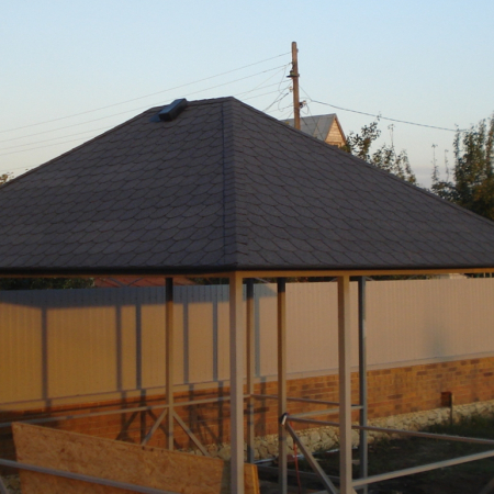 Крыша из битумной черепицы. Ракетная Роща, г. Николаев