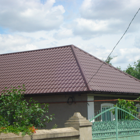 Кровля металлочерепицей Яспис