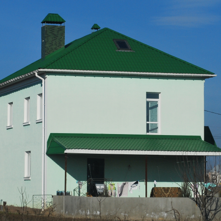 Кровля из металлочерепицы Diamant. Николаев, Октябрьское