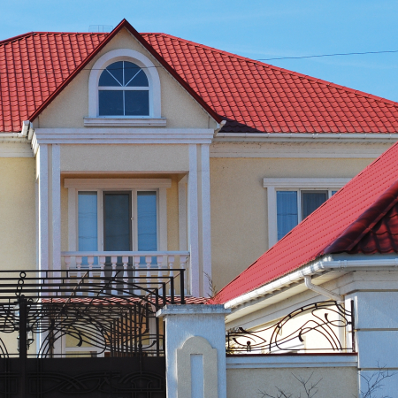 Кровля из металлочерепицы Диамант. Николаев, Варваровка.