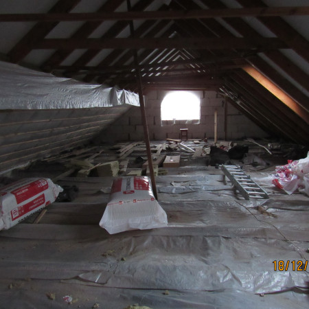 Фото - крепление теплоизоляционной пленки