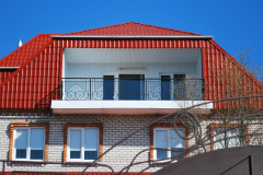 Миколаїв. Покрівля з металочерепиці Рууккі Монтеррей