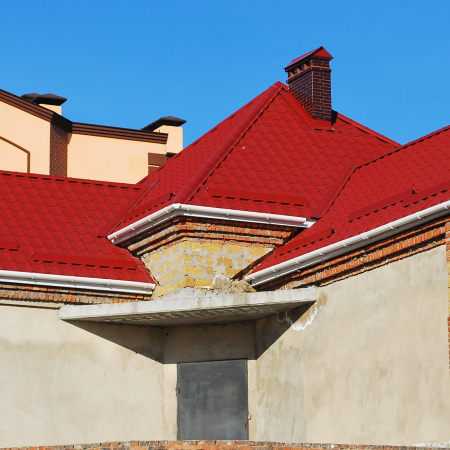 Кровля металлочерепицей Диамант в Октябрьском.