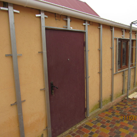 Крепление сайдинга