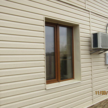 Сайдинг - готовая стена