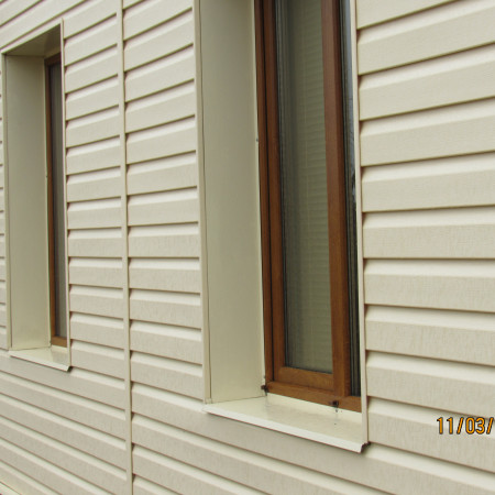 Стена дома - сайдинг