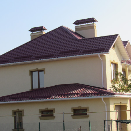 Одесса, Дачное. Металлочерепица Adamant, покрытие Пурал Мат.