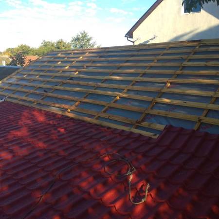 Укладка металлочерепицы