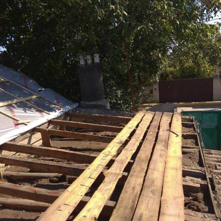 Замена шифера