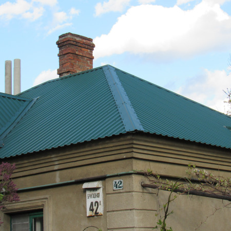 Профнастил кровельный. Одесса, ул. Бригадная, 42