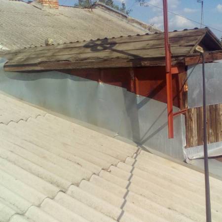 Покрытие крыши профнастилом