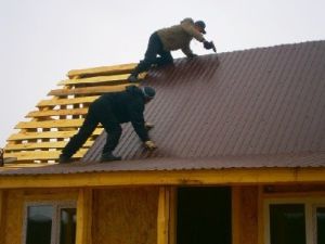 Кровельные работы - монтаж профнастила