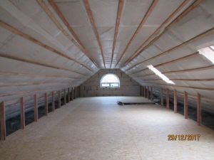 Мансардный этаж с утепленной кровлей