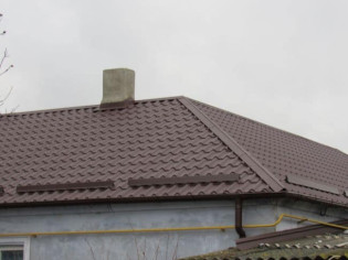 Металлическая черепица для кровли