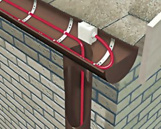 Обогрев кровли и водостоков