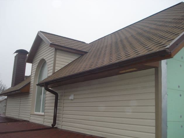 Обшивка мансарды снаружи