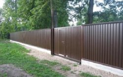 Фото - Забор из профнастила