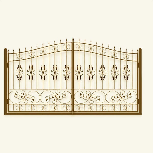 Фотография кованых ворот