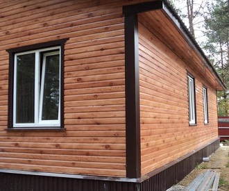 Стеновой профнастил под дерево